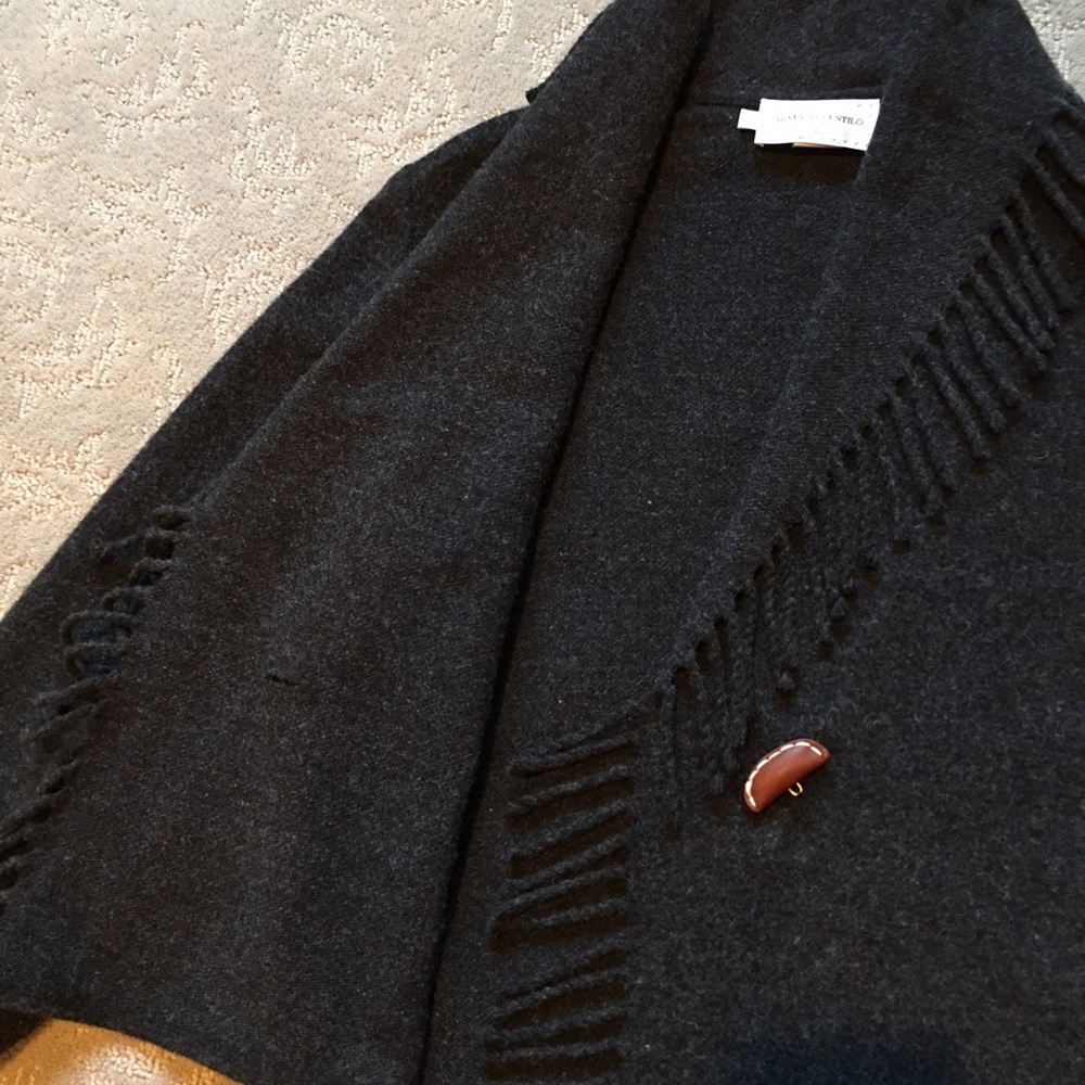 Armand Ventilo Charcoal Grey Fringe Jacket - Picture 5 of 5